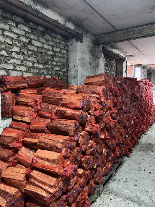 Колоті дрова в сітках | Тверді породи | 15дм³ – 70 грн