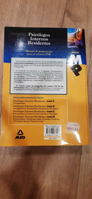 Manual de Preparação Exame Psicologia Psiquiatria