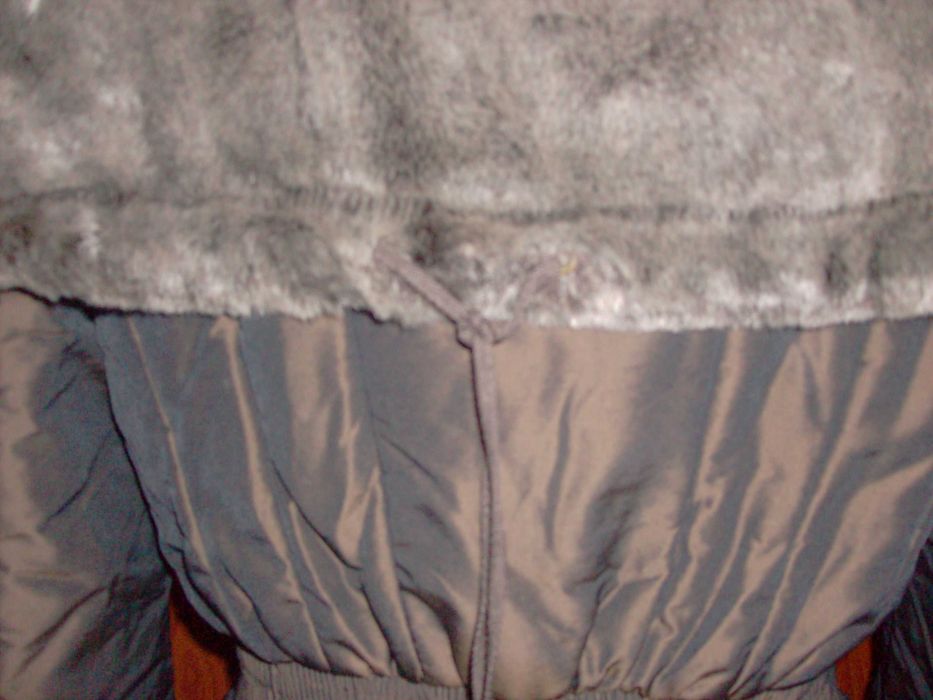 Kurtka futrzany kołnierz Zara R.38/40