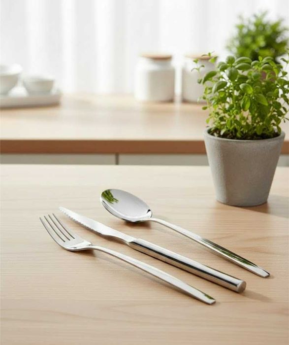 Faqueiro em Inox completo para 12 pessoas