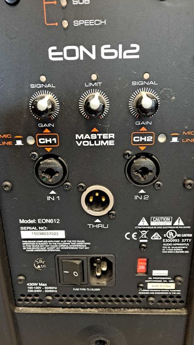 JBL Eon 612 kolumy aktywne 1000W