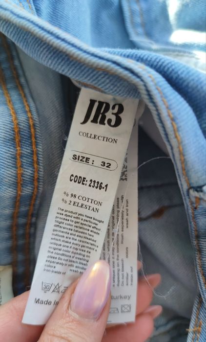 Klasyczne męskie jeansy straight, Basic, premium JR3 , 98% bawełna
