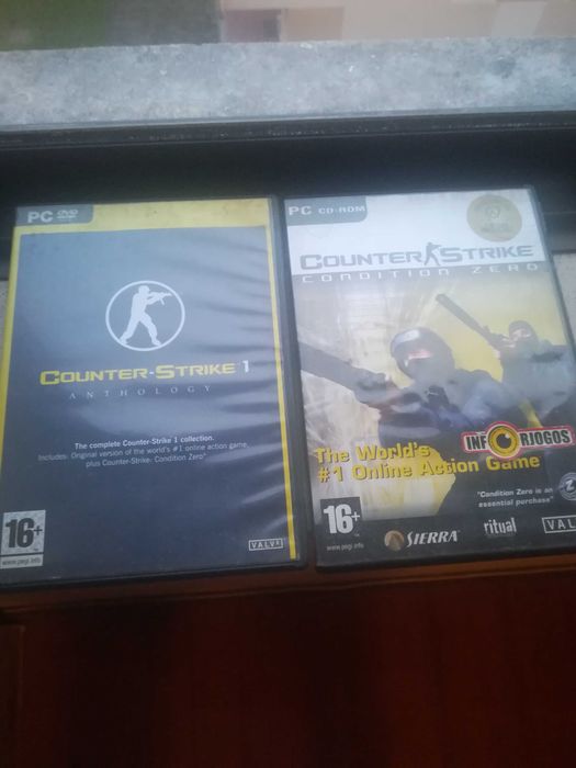 Jogos computador counter strike 1.6 e cZ