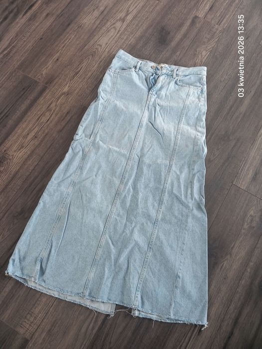 Spódnica maxi C&A jasny jeans xs / s
