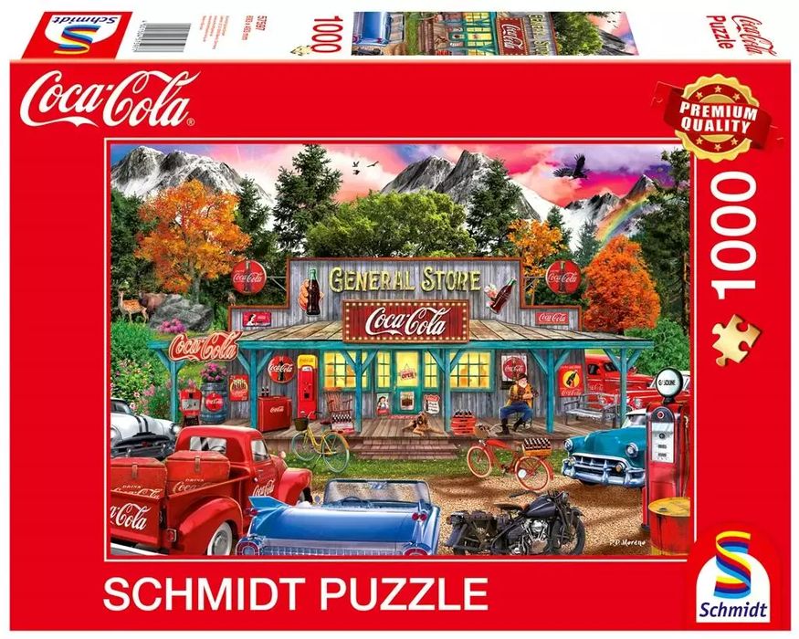 Puzzle 1000 Coca-Cola Sklep. Nowy Produkt