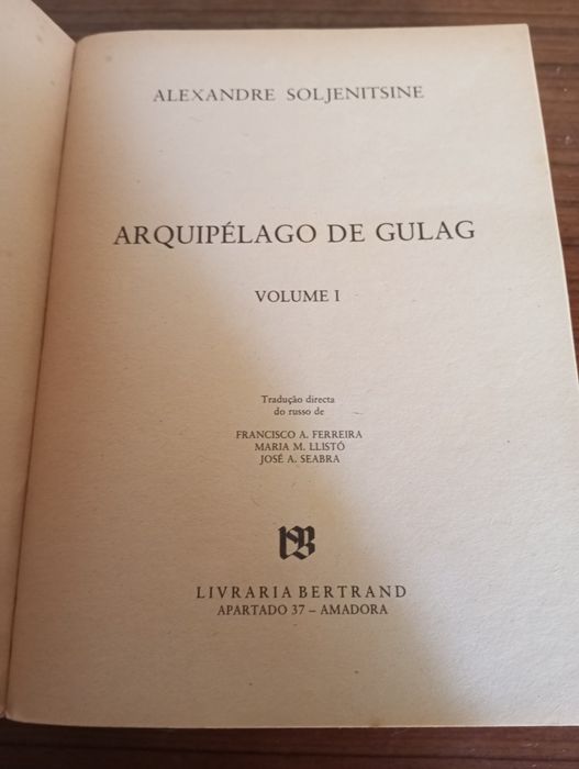 Alexandre Soljenitsin (Autor Prémio Nobel)-Arquipélago de Gulag 1.º v.