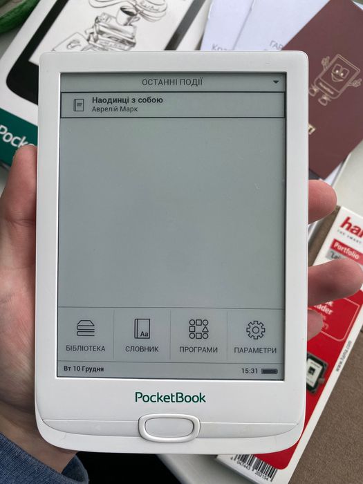 Електронна книга PocketBook 606 повний комплект читалка рідер покетбук