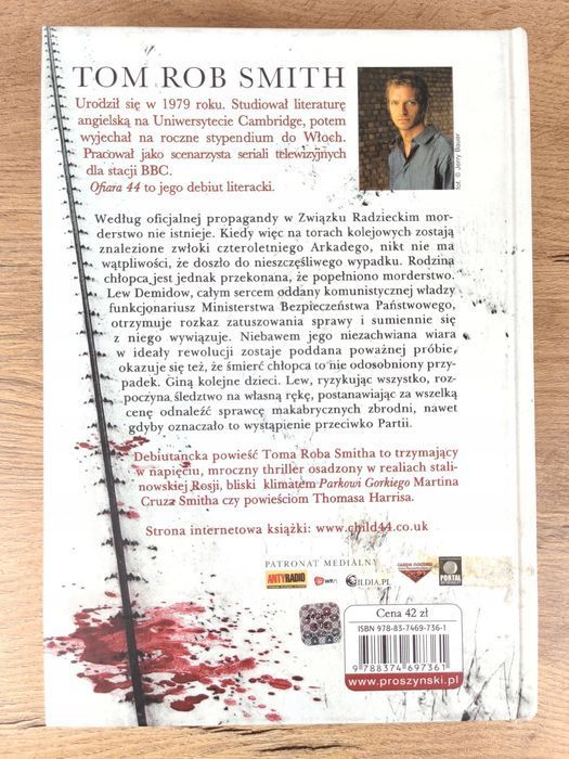 Ofiara 44 Tom Rob Smith Twarda Oprawa Thriller Kryminał Powieść Akcja