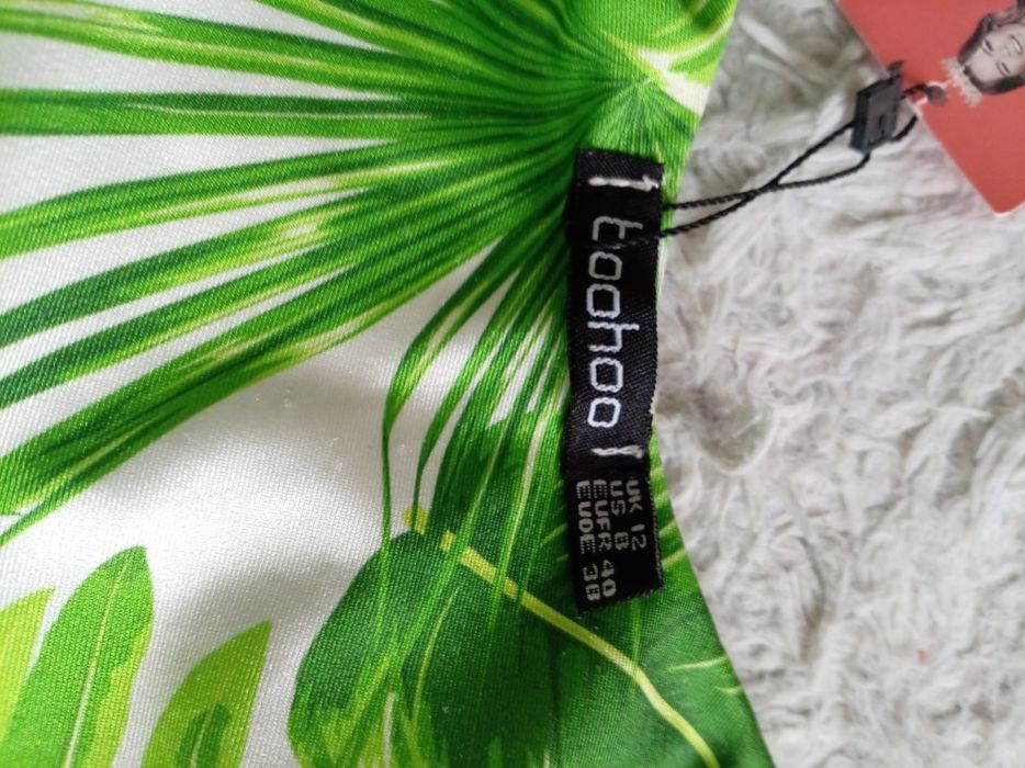 Boohoo strój kąpielowy liście monsteryML