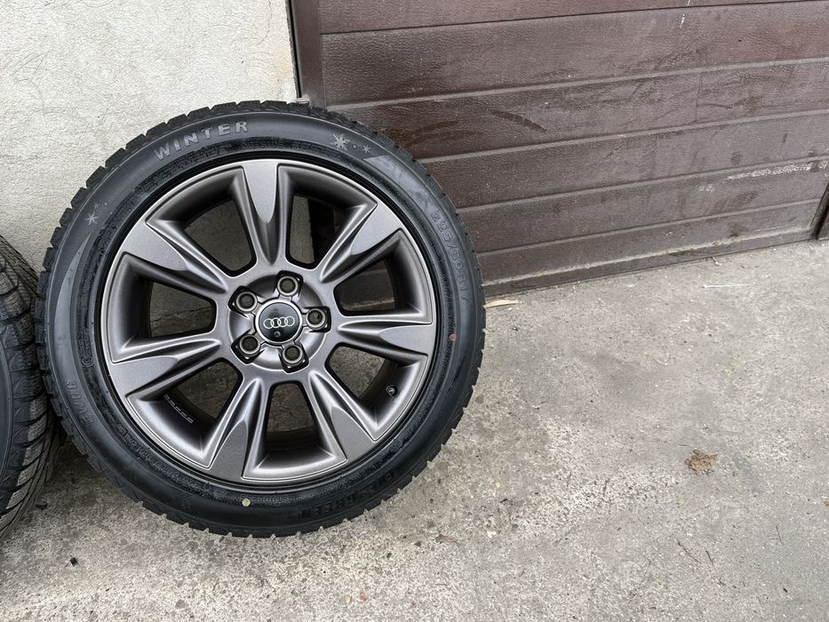 (317)Koła, Felgi 5x112 17” OEM Audi, A4, a5, a6, Grafit