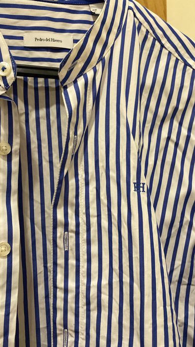 Camisa azul às riscas | Pedro del Hierro