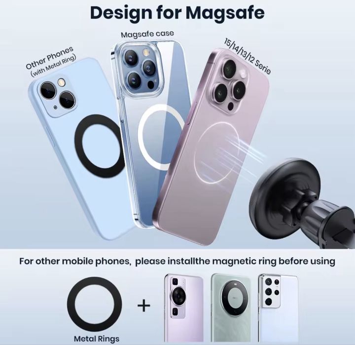 Suporte magnético de telemóvel para carro