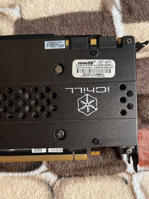 Видеокарта Nvidia GTX1080 iChill Herculez 8GB