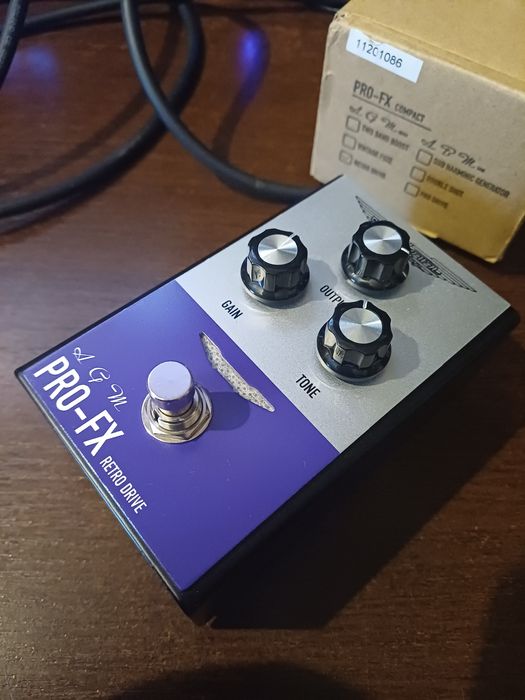 Ashdown AGM Retro Drive Pro-FX Compact przester overdrive efekt gitarowy - jak nowy