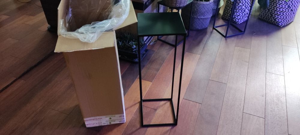 Kwietnik stojak na rośliny 70cm doniczki loft ozdoba industrial
