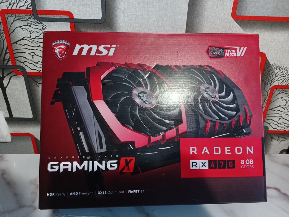 Хороша бюджетка RX 470 8gb msi