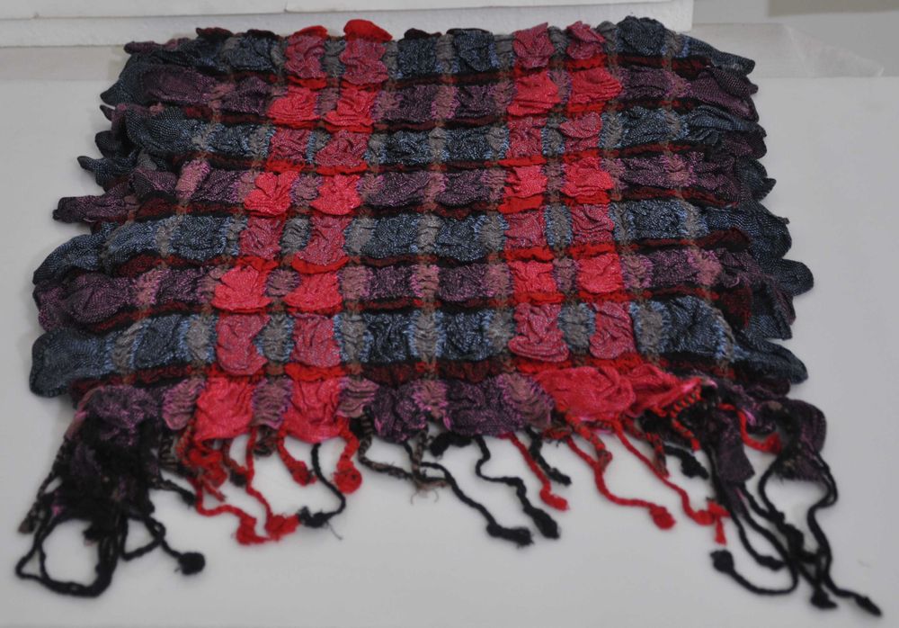 Szal Szalik Marszczony Elastyczny Gruby Ciepły 200x40cm z Indii Unisex