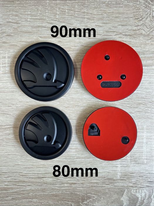 Símbolos Skoda Capõ Mala 90mm 88mm 80mm 79mm