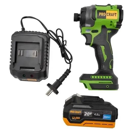 Аккумуляторный ударный винтоверт Procraft PS20 (с 1 акб)