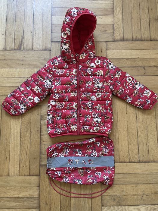 Kurtka przejsciowa w kwiaty 110