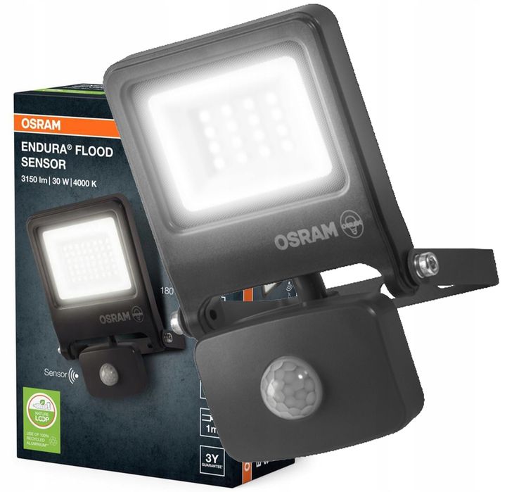 Naświetlacz Osram z czujnikiem ruchu 30W