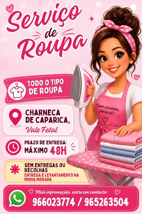 Serviço de Engomar Roupa