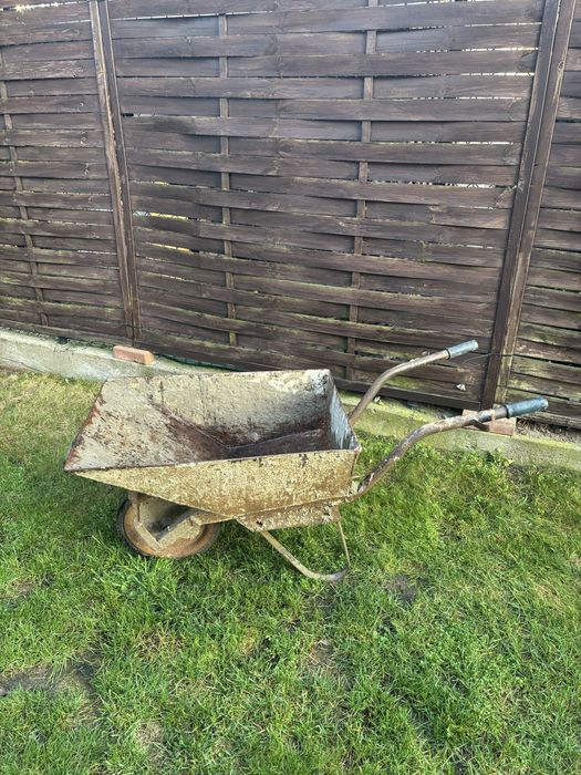 Taczka mocna budowlana