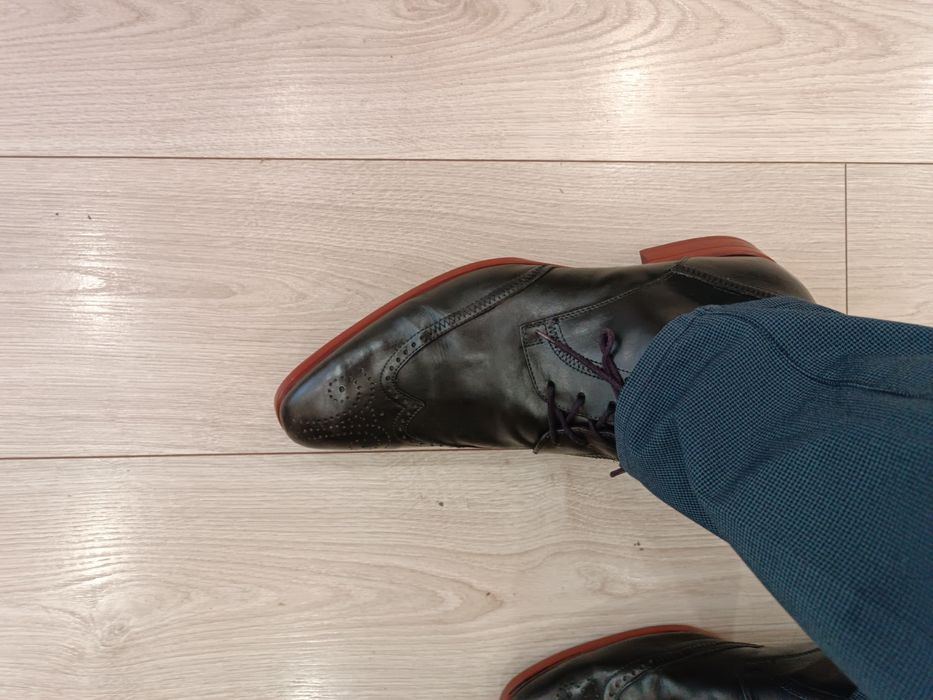 Черевики шкіряні