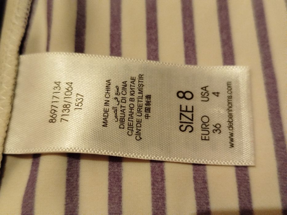 strój kąpielowy bikini z push-upem, rozmiar 8/10