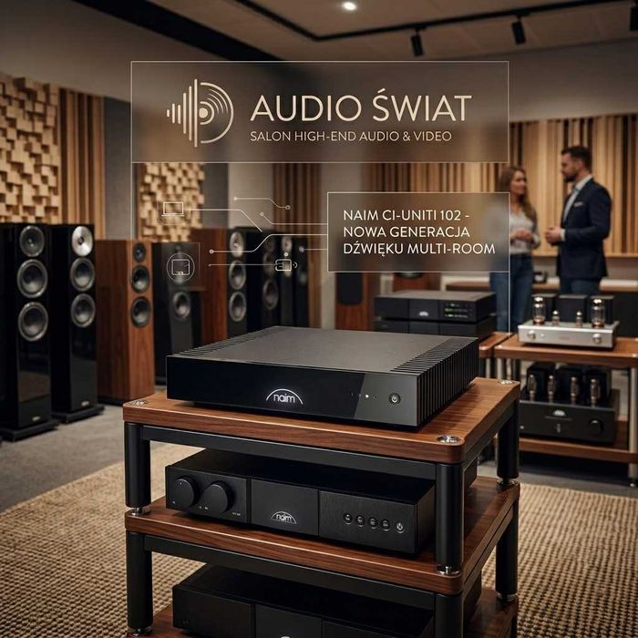 Wzmacniacz strumieniowy Naim CI-Uniti 102 Hdmi Spotify Nowy Gwarancja 2 lata