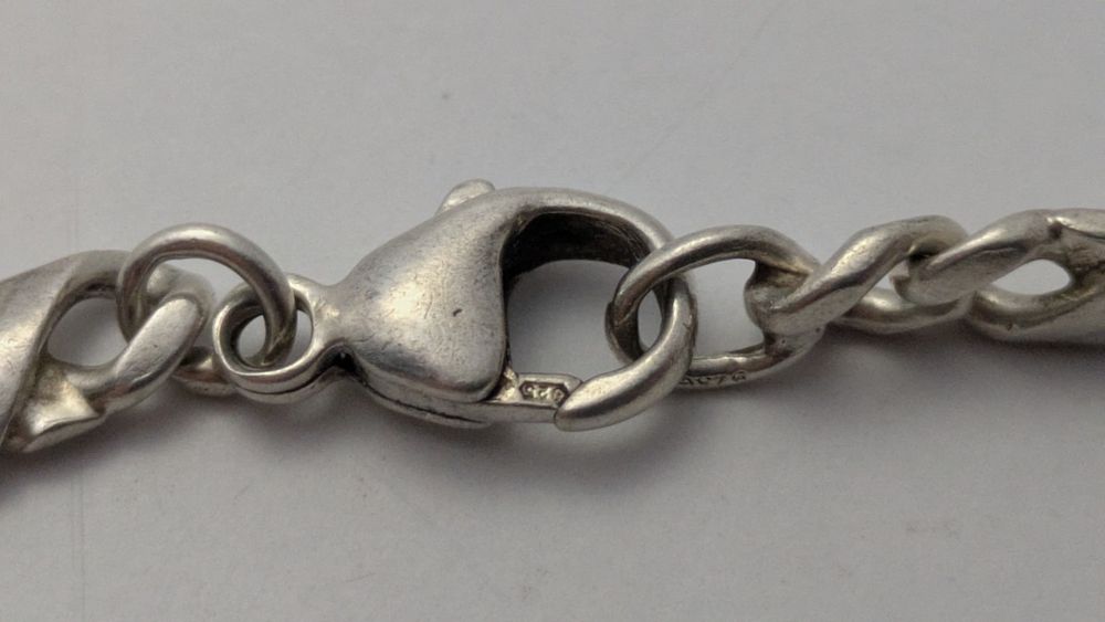 Srebrna bransoletka 925 | Klasyczny splot | Solidna | Okazja