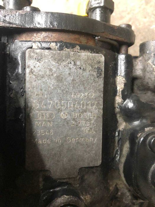 ПНВТ Bosch до MAN LE 10.180 ТНВД електрична 0470504017 Паливний насос високого тиску
