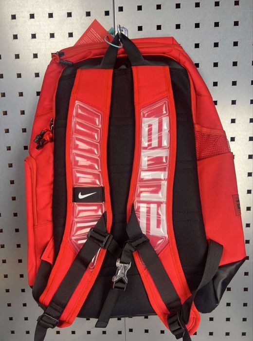Pojemny Plecak Koszykarski Nike Hoops Elite 32L – Czerwono-Czarny