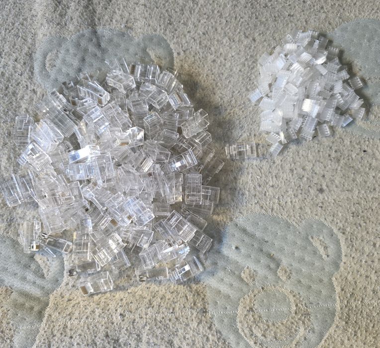 117 Fichas Cravar RJ45 Cat6