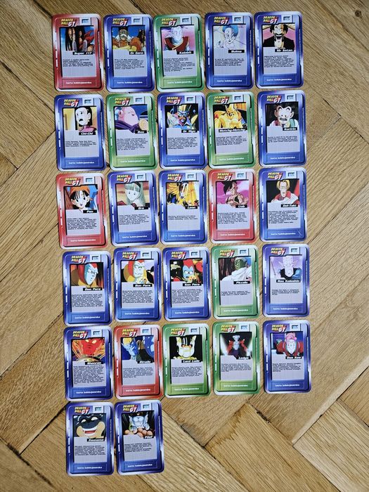Wszystkie karty DRAGON BALL CHIO (202/202 sztuki bez powtórek)