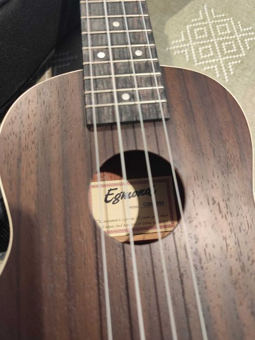 Ukulele Egmond + Capa de Transporte