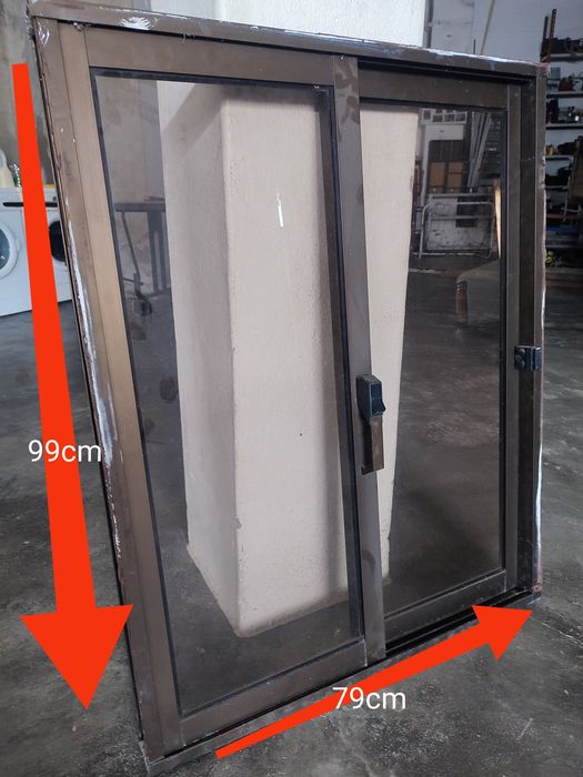 Janela De Alumínio Castanha de Correr