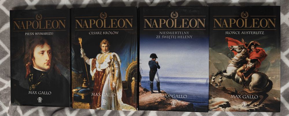Napoleon - Max Gallo - zestaw 4 tomy