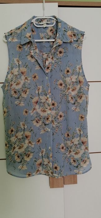 Letnia bluzka z kontrafałdą. R. 46.