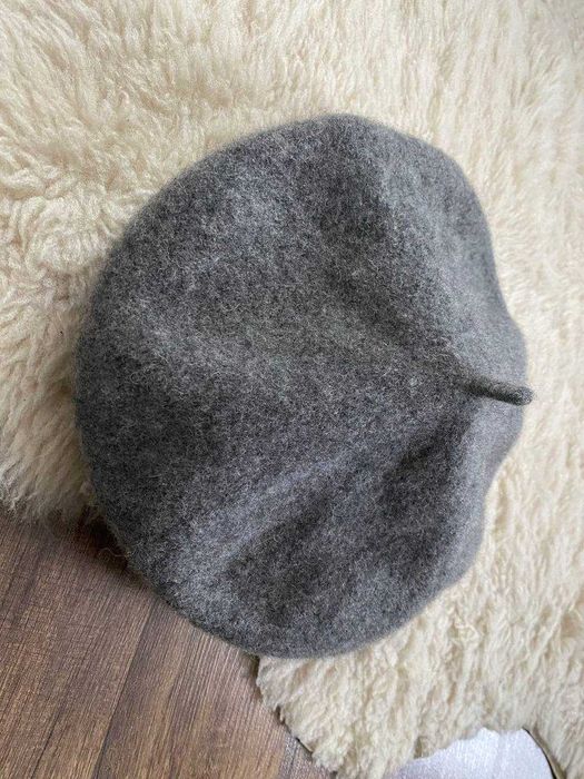 H&M сірий вовняний берет