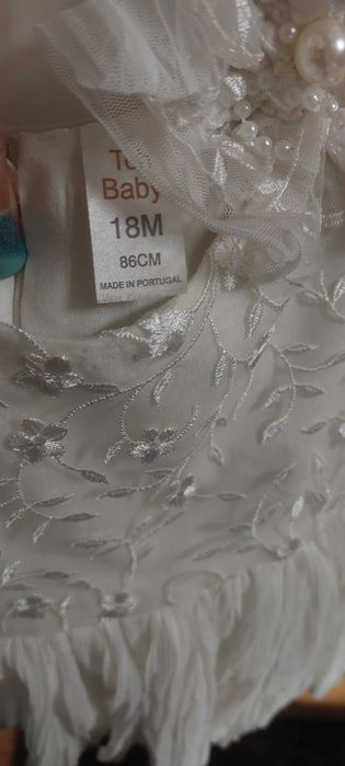 Vestido de batizado criança e cerimónia