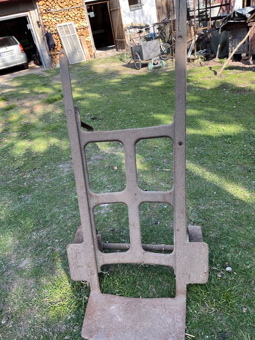 Stary  metalowy wózek vintage