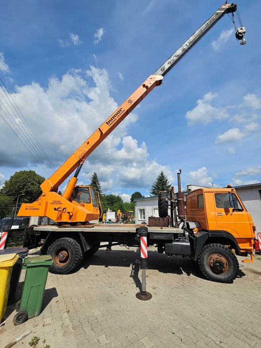 Żuraw samoch. LIAZ 10T 4x4 + reduktor +blokady mostów -jedyny w Polsce