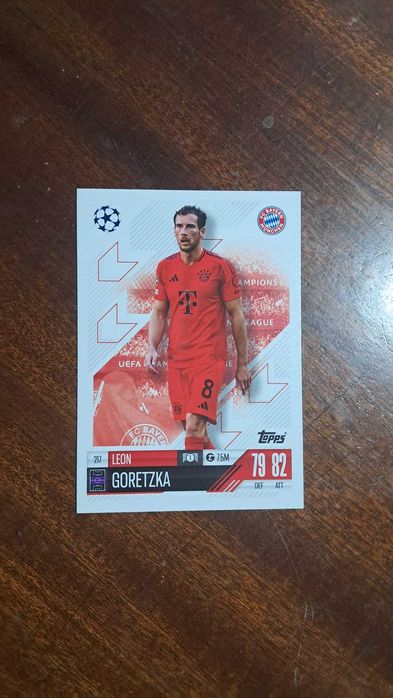 Cartas da coleção Match Attax da Topps 2024/2025 Leon Goretzka