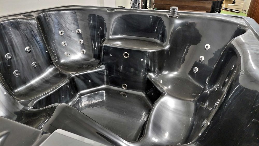 Balia, jacuzzi, ogrodowe, akryl, kwadrat 245/245 cm,