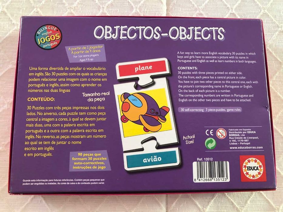 Jogo Didáctico - Aprender Inglês424934545776322561