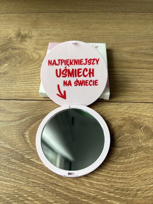 Lusterko kieszonkowe z nadrukiem, nowe