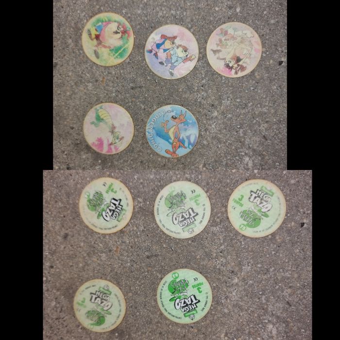 Super tazo Voa tazo Tri tazo Chester tazo Tazo tiny toon World tazo