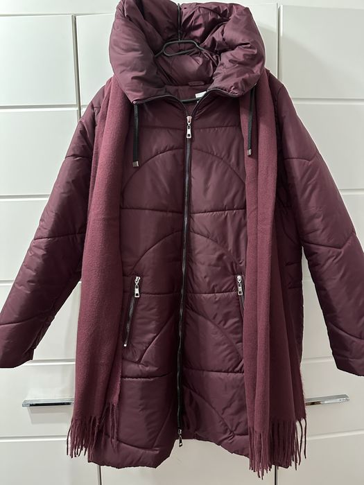 Płaszczyk bordowy Nowy bez metki 42/44