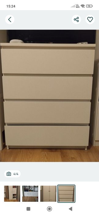 Komplet mebli białych